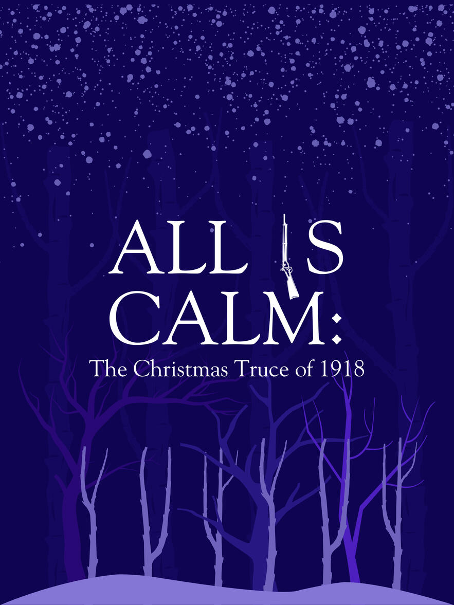 All Is Calm Poster (Canva)